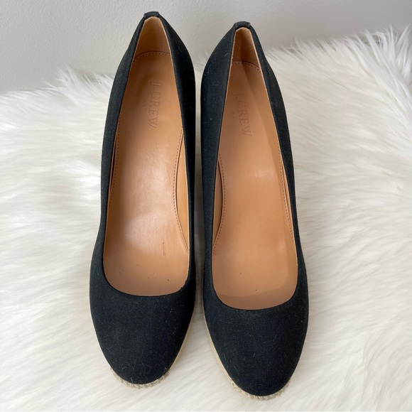 J. Crew Canvas Espadrille Wedges Women’s Size 10.5 - Picture 4 of 10